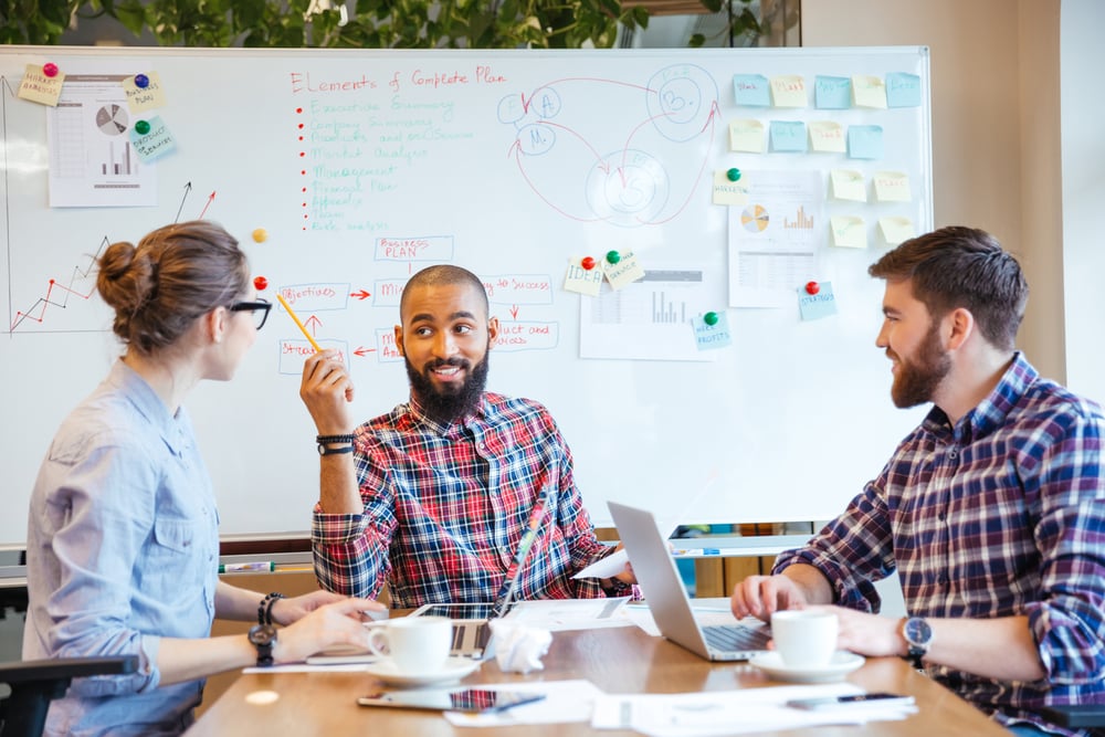 A leader running a meeting